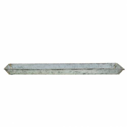 Floristik24 Julbricka vittvättad zink 60 × 15cm