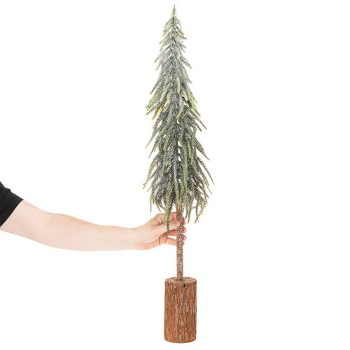 Konstgjord julgran med fot, frostad, som vinterdekoration, 90 cm | Floristik24.se