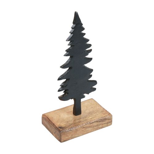 Floristik24 Juldekoration Julgran trä metall bordsdekoration H22cm