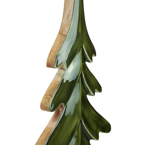Julgran trädekoration blank grön 22,5x5x50cm