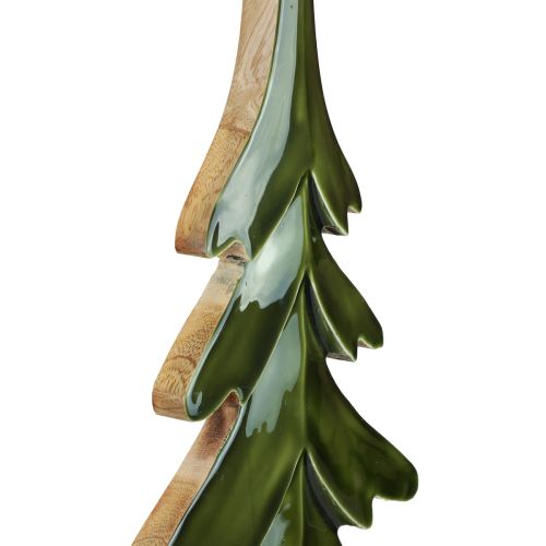 Julgran trädekoration blank grön 22,5x5x50cm