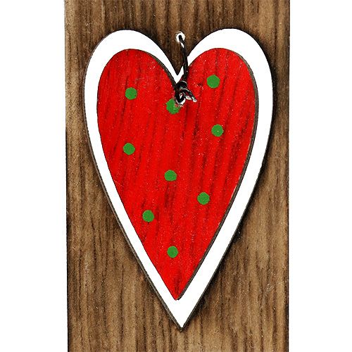 Floristik24 Julgransdekorationer träljus brun 15cm L28cm 8st