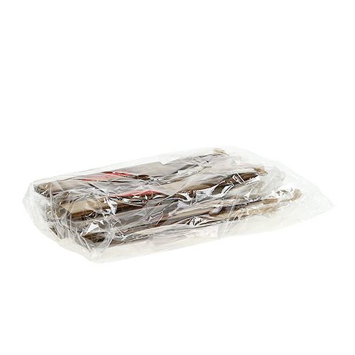 Floristik24 Julgransdekorationer träljus brun 15cm L28cm 8st