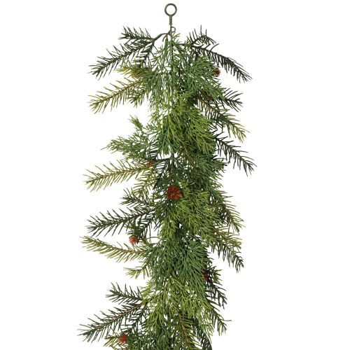 Floristik24 Grangirlang Thulia med kottar grönbrun 182cm