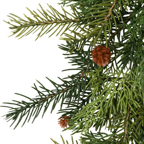 Floristik24 Grangirlang Thulia med kottar grönbrun 182cm