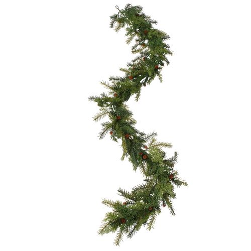 Floristik24 Grangirlang Thulia med kottar grönbrun 182cm