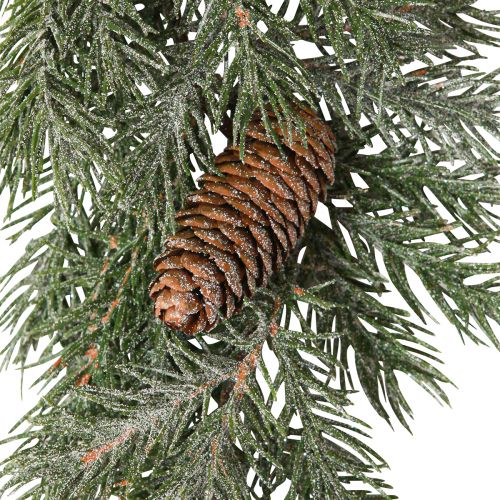 Floristik24 Grangirlang julkottar vinterfrost 180cm