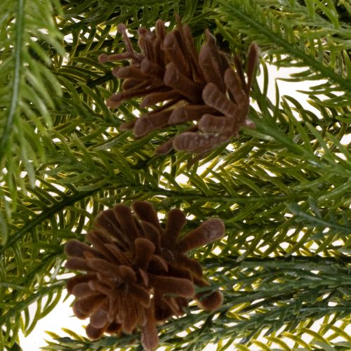 Konstgjord girlang av tallgrän med kottar för adventsdekoration 218 cm | Floristik24.se