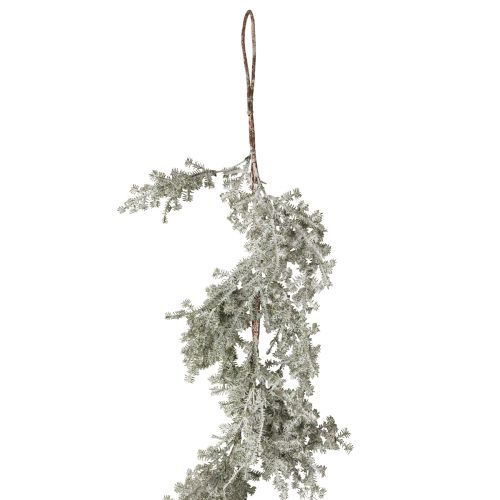 Floristik24 Grangirlang med kottar vinterdekoration frostvit L145cm