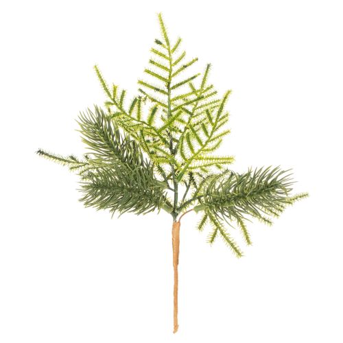 Konstgjord grangren för festlig dekoration, 22 cm, 2 stycken | Floristik24.se