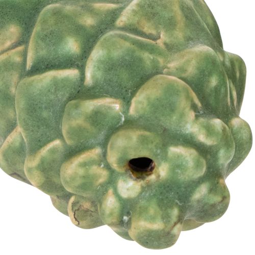 Keramisk tallkottedekoration, bordsdekoration, höst, 14 cm, 3 stycken | Floristik24.se