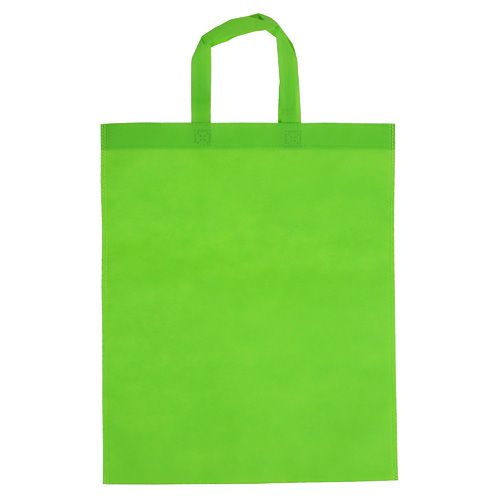 Floristik24 Väska grön gjord av fleece 37,5cm x 46cm 24st