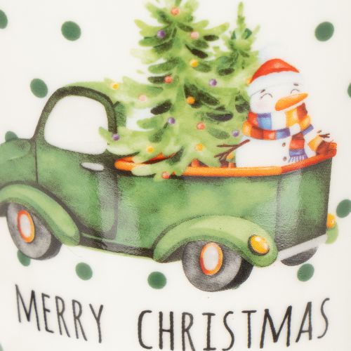 Kaffemugg Merry Christmas julbilmotiv keramikmugg 10cm 2 st | Floristik24.se