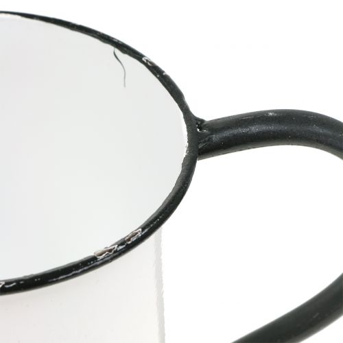 Floristik24 Planteringskopp av metall vintage H13,5cm Ø15cm