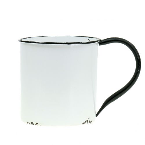 Floristik24 Planteringskopp av metall vintage H13,5cm Ø15cm