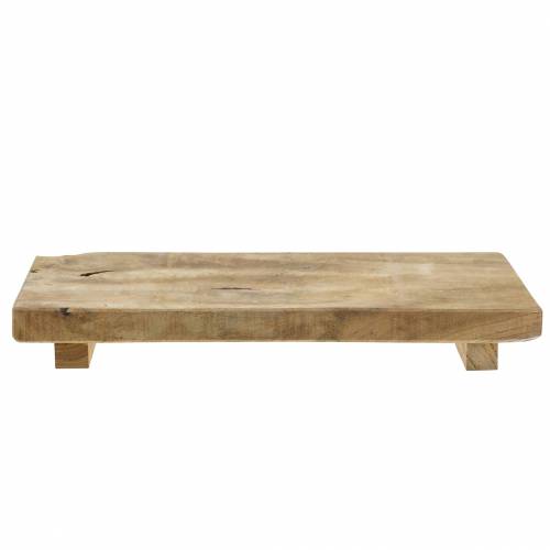 Floristik24 Träbricka teak natur 29 × 15cm