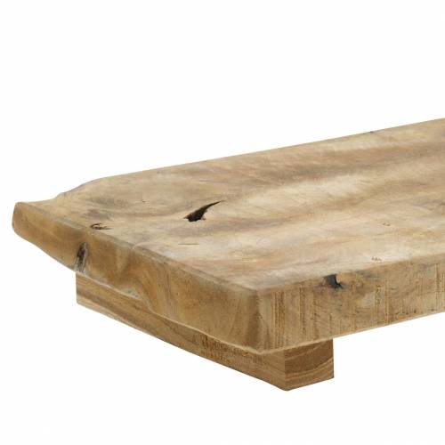 Floristik24 Träbricka teak natur 29 × 15cm