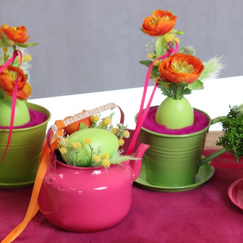 Artikel Tekanna, nostalgisk lantlig stil, dekorativ för vardagsrum eller kök, 15 cm