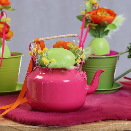 Artikel Tekanna, nostalgisk lantlig stil, dekorativ för vardagsrum eller kök, 15 cm