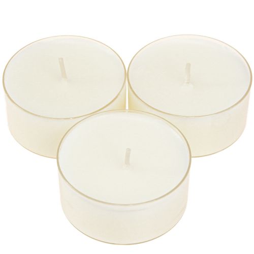 Artikel Värmeljus maxi med transp. Boett vit 54mm 16 st