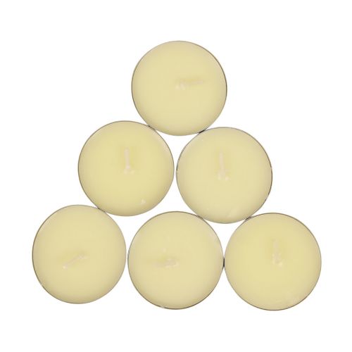 Värmeljus gula aluminium Wenzel ljus brinntid 5 timmar 100 stycken