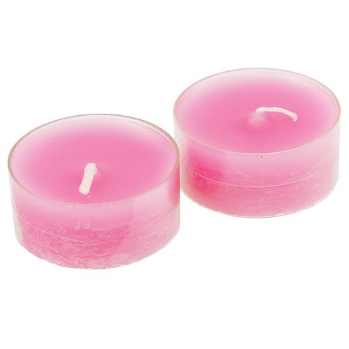 Floristik24 Värmeljus rosa 18 st