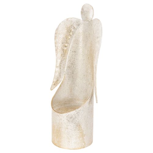 Ängelfigur ljusstake, guld,