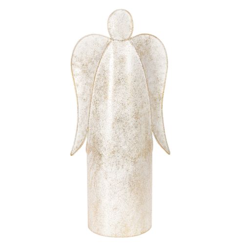 Ängelfigur ljusstake, guld,