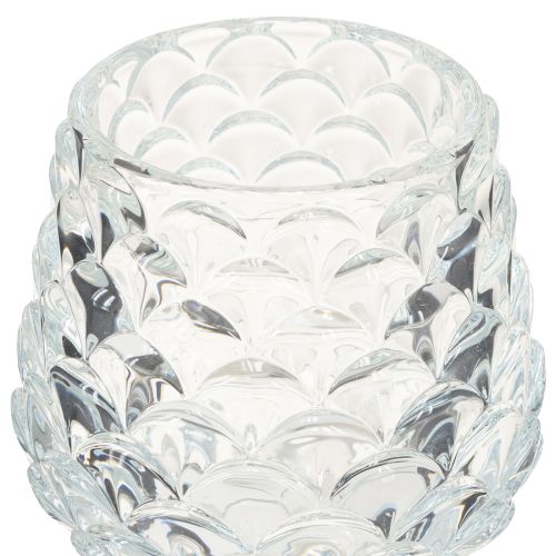 Artikel Värmeljushållare i glaskon med bas H19,5/22,5 cm, set om 2