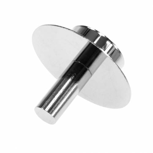 Floristik24 Värmeljushållare för flaskor silver Ø7,5cm H6cm