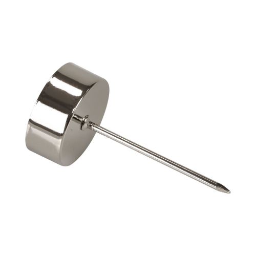 Artikel Värmeljushållare för stickning av adventskrans silver Ø4cm 8 st