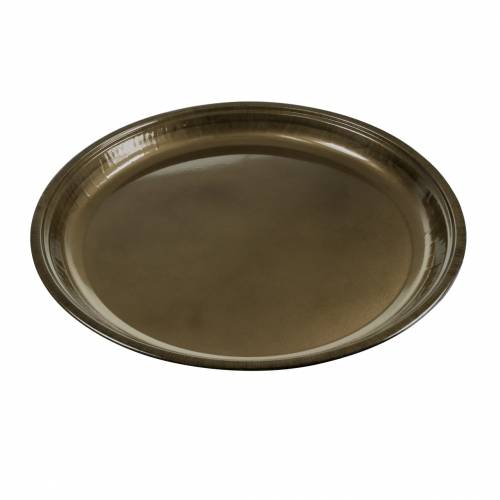 Floristik24 Dekorationsplatta av metallbrons med glasyreffekt Ø50cm