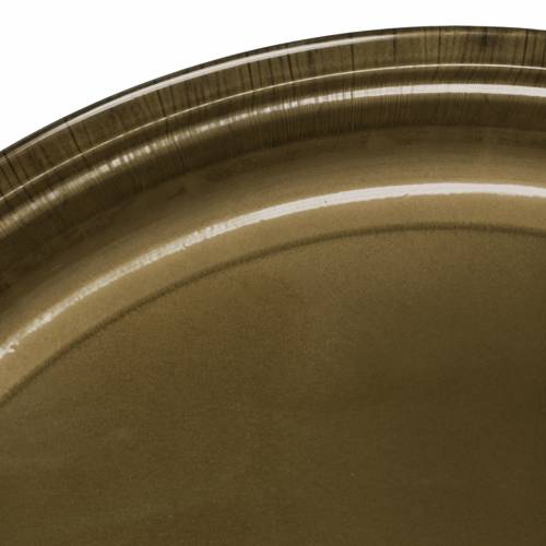 Floristik24 Dekorationsplatta av metallbrons med glasyreffekt Ø50cm