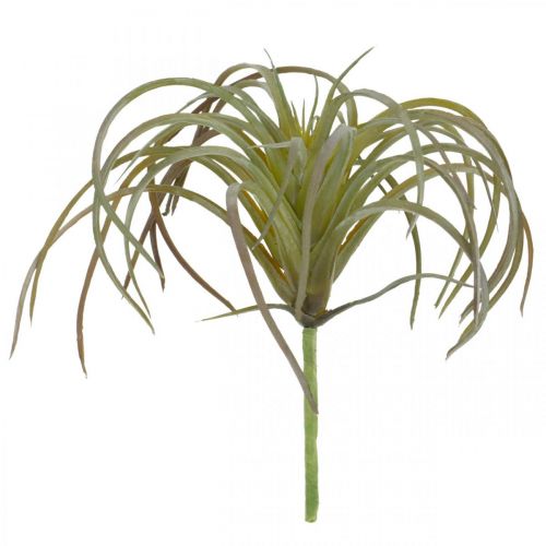 Tillandsia konstgjord att sticka grön-lila konstgjord växt 13cm