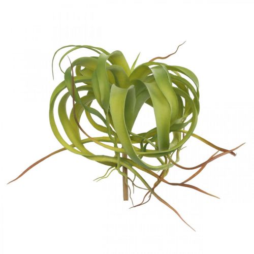Artikel Tillandsia konstgjord att sticka ljusgrön konstgjord växt 30cm