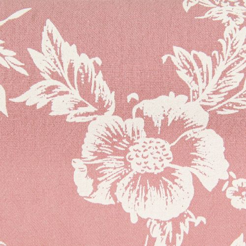 Artikel Bordsband blommönster bordslöpare bomullsrosa 15cm 3m