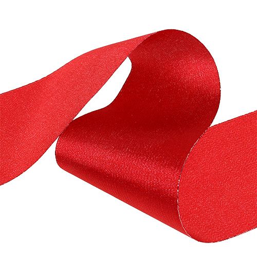 Floristik24 Bordsband rött 10cm 15m