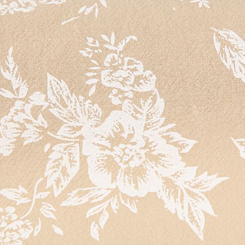 Artikel Bordsband med blommor bordslöpare bomull beige 15cm 3m