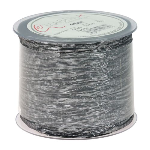 Artikel Sidenband bordsband presentband silverband 75mm 15m