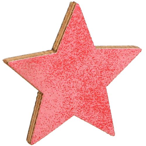 Artikel Bordsdekoration stjärnor trä jul 3 färger Ø3–5cm 48 st