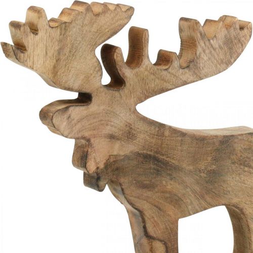 Floristik24 Bordsdekoration juldeco älg träställ deco rådjur H27,5cm