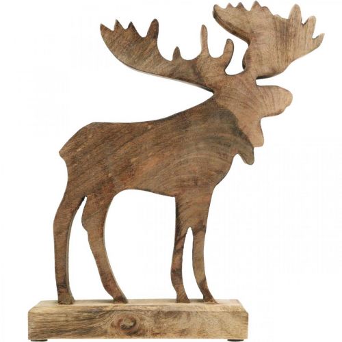 Floristik24 Bordsdekoration juldeco älg träställ deco rådjur H27,5cm