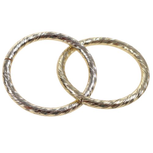 Floristik24 Bordsdekoration vigselringar dekorativa ringar guld Ø2cm 50 st