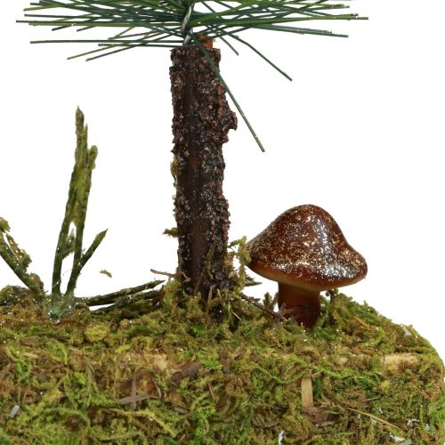 Floristik24 Bordsdekoration minigranar konstgjord granskogsbotten 30cm
