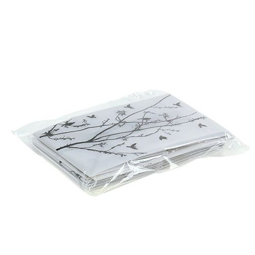 Floristik24 Bordsdekoration plastpåse med motiv 10x8x15cm 8st