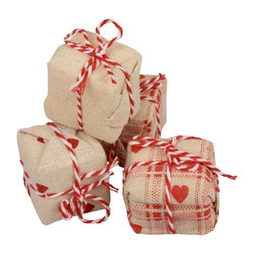 Artikel Bordsdekoration Julklappspaket dekoration 3,5cm 9 st