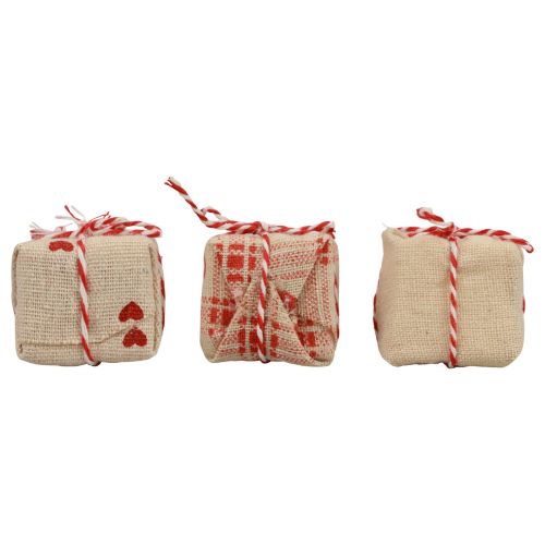 Artikel Bordsdekoration Julklappspaket dekoration 3,5cm 9 st