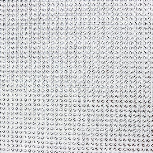 Floristik24 Bordslöpare med paljetter ljus silver B25cm L228cm