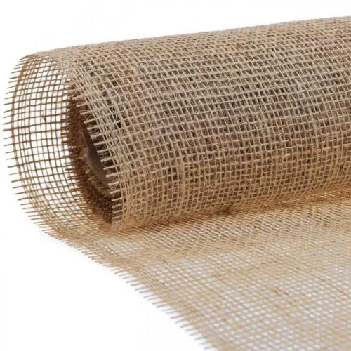 Floristik24 Bordslöpare jute jute tejp bord tejp natur B30cm L5m