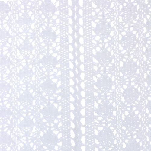 Floristik24 Bordslöpare virkad spets vit 30 cm x 140 cm